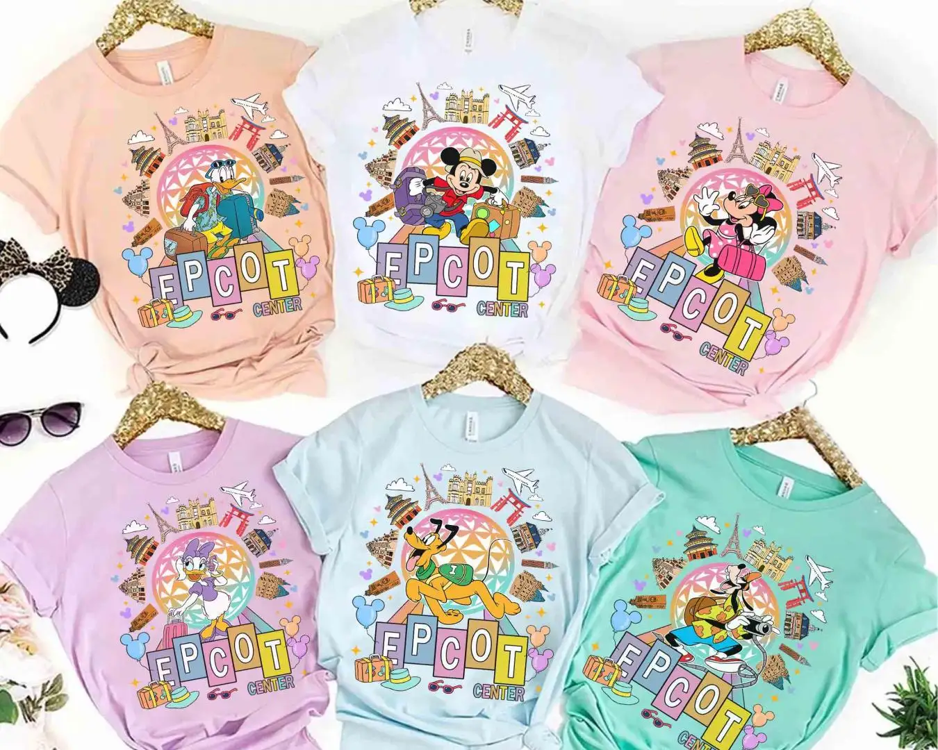 Custom Disney Epcot Travel Shirt for Family Vacation