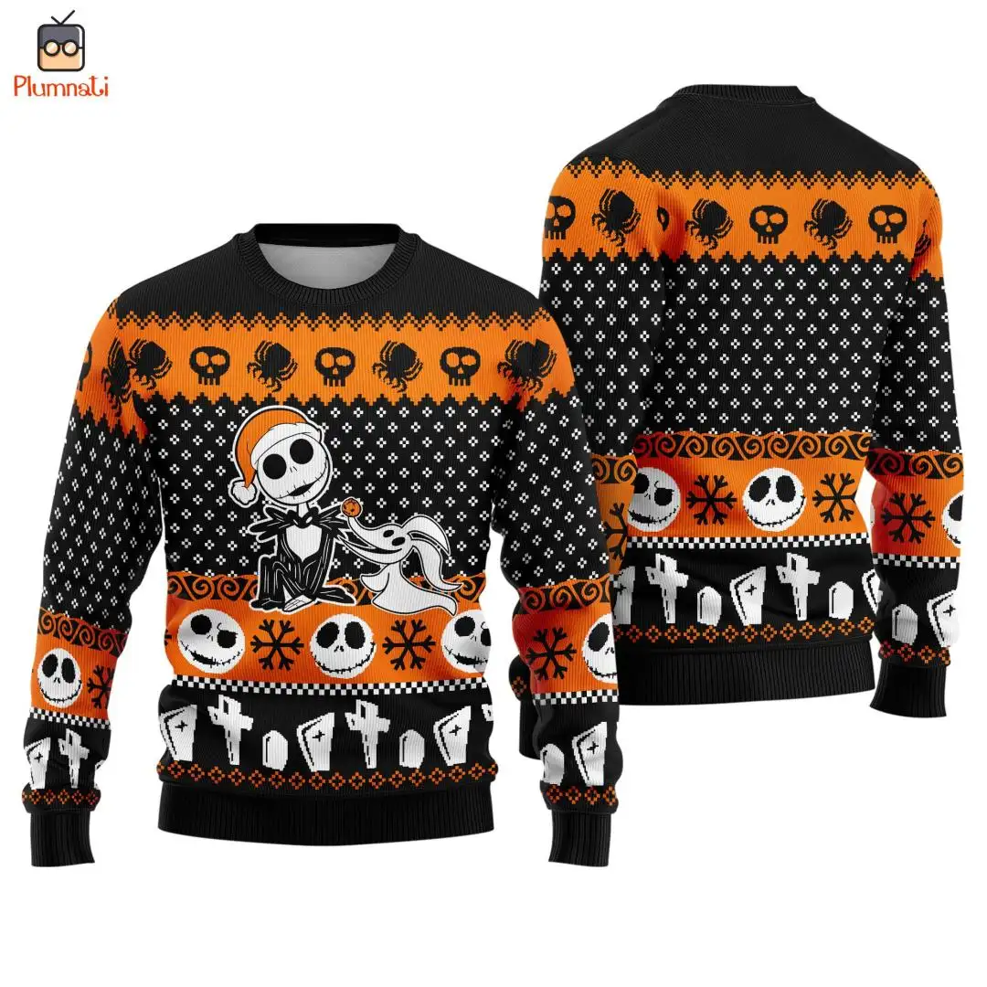 Jack Skellington Ugly Sweater Christmas Shirt