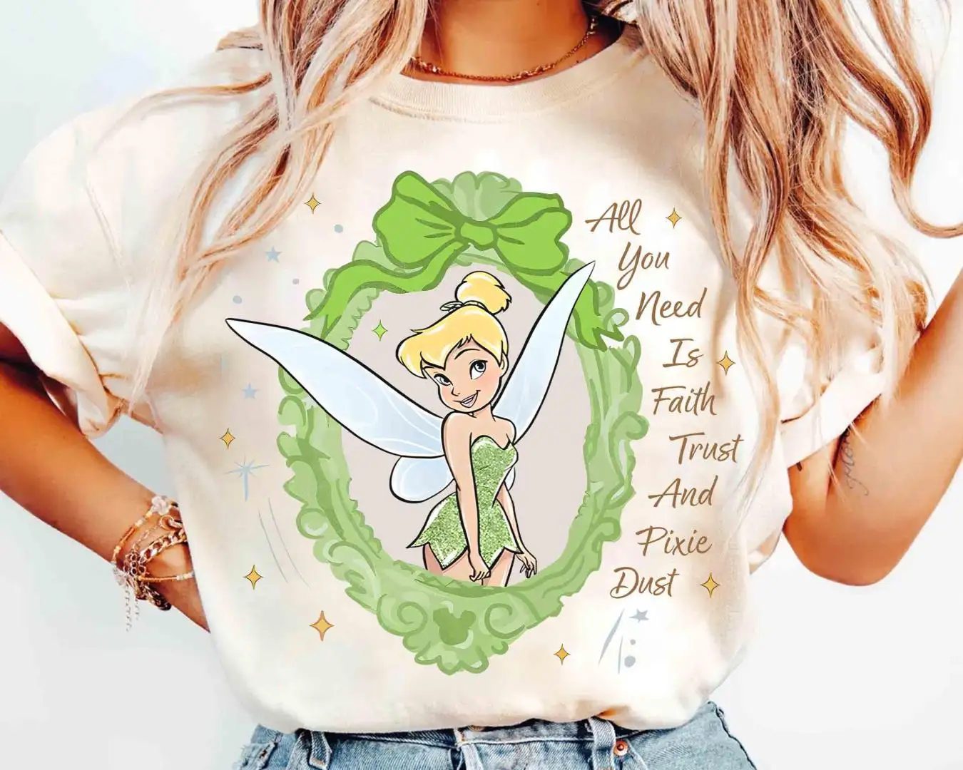 Disney Peter Pan Tinker Bell Shirt for Family Matching