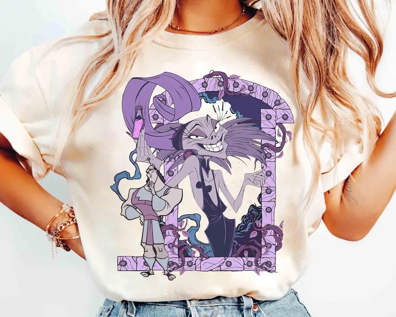Retro Disney Villains Yzma Kronk Halloween Shirt