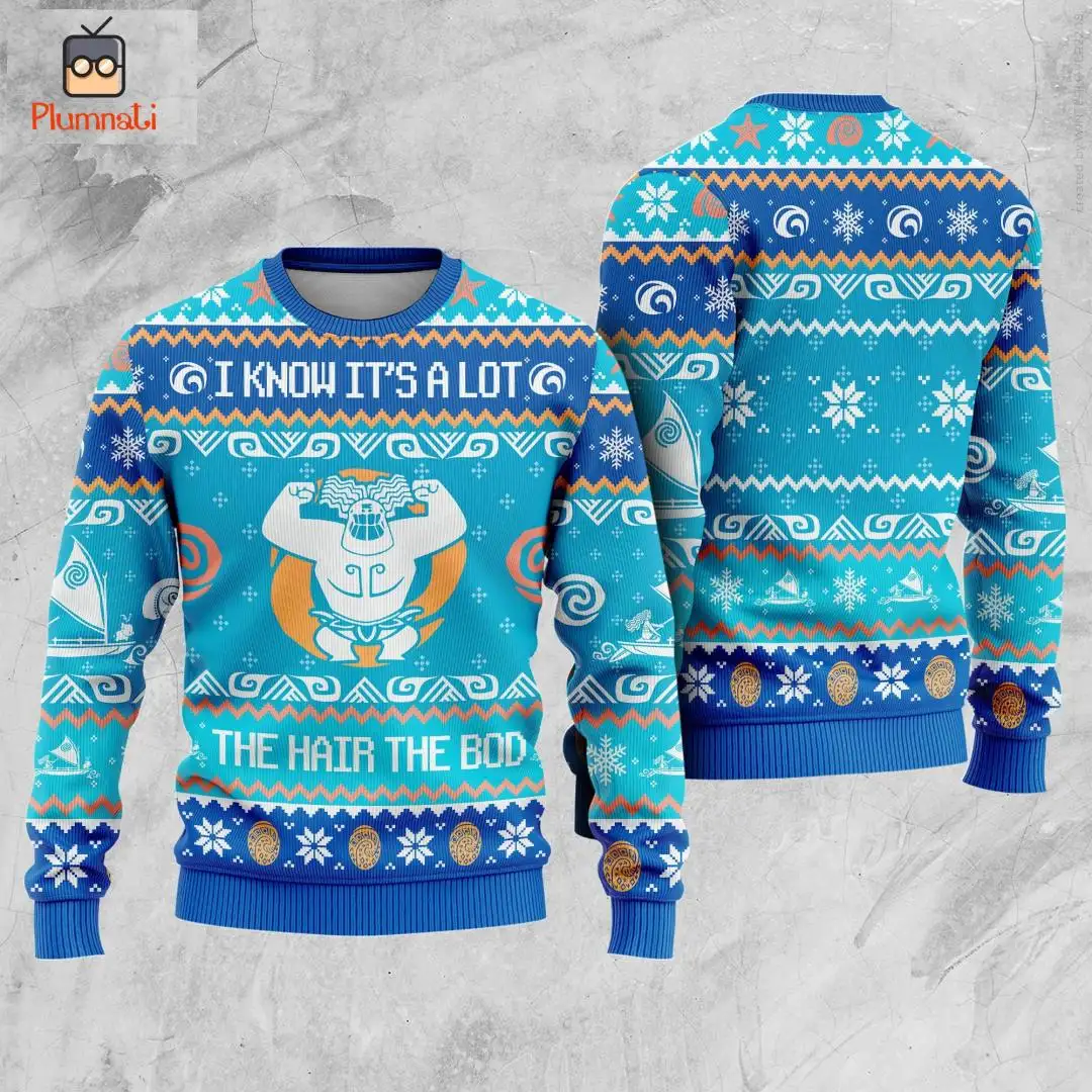 Moana Maui Ugly Christmas Shirt for Disneyland Fans