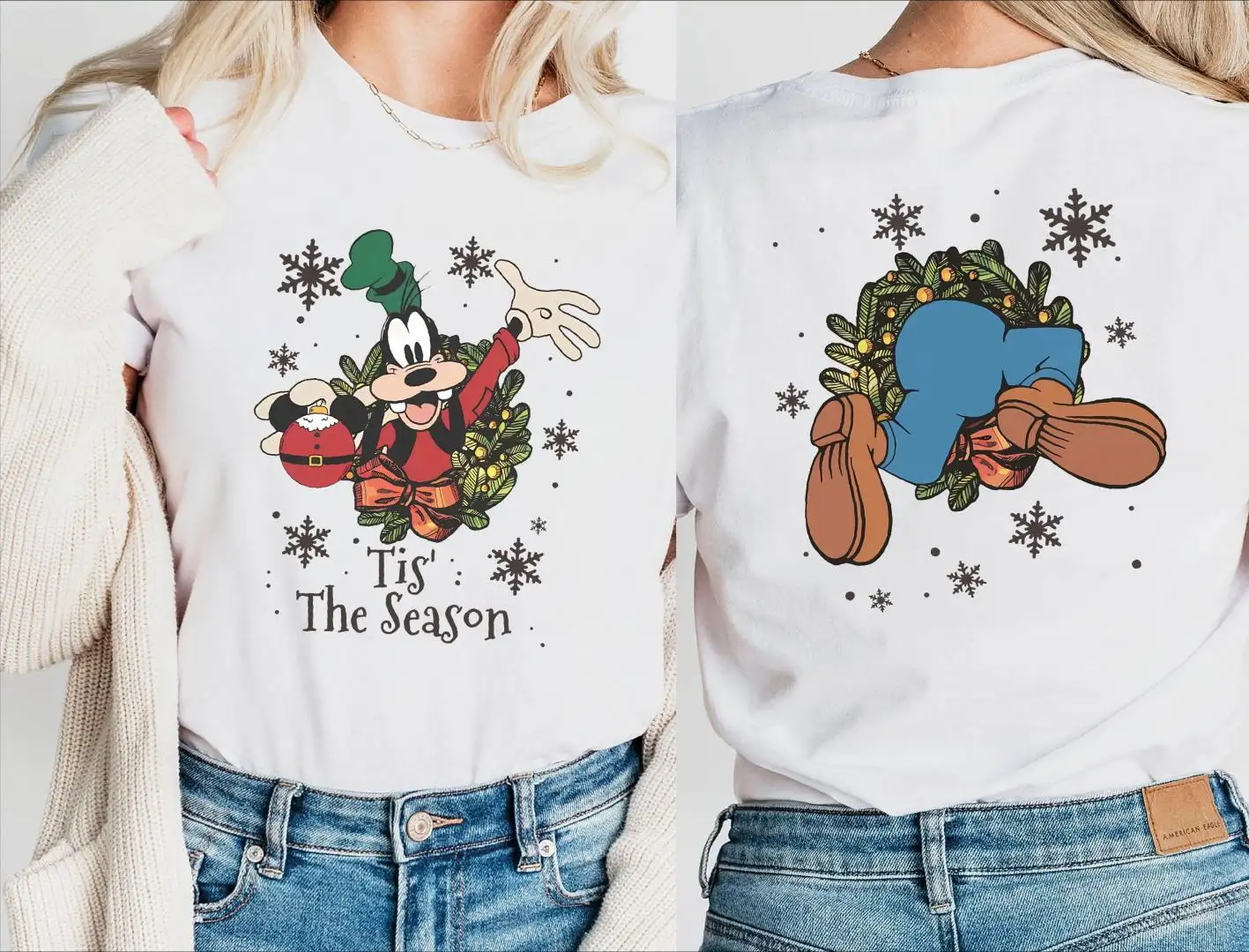 Disney Goofy Christmas Tree Holiday Shirt