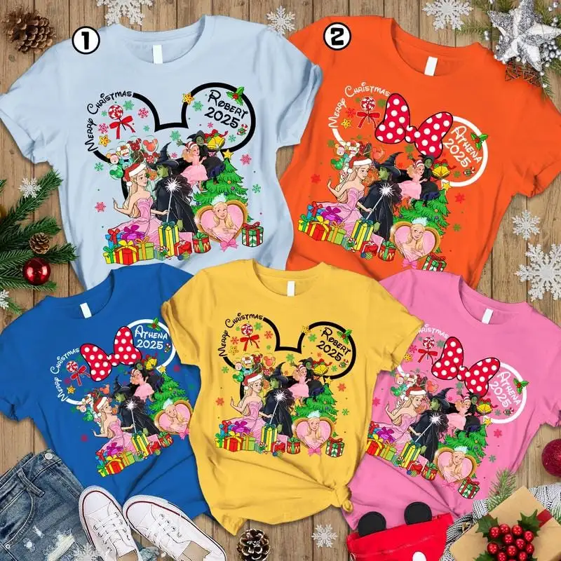 Custom Disneyland Wicked Christmas Shirt for Family