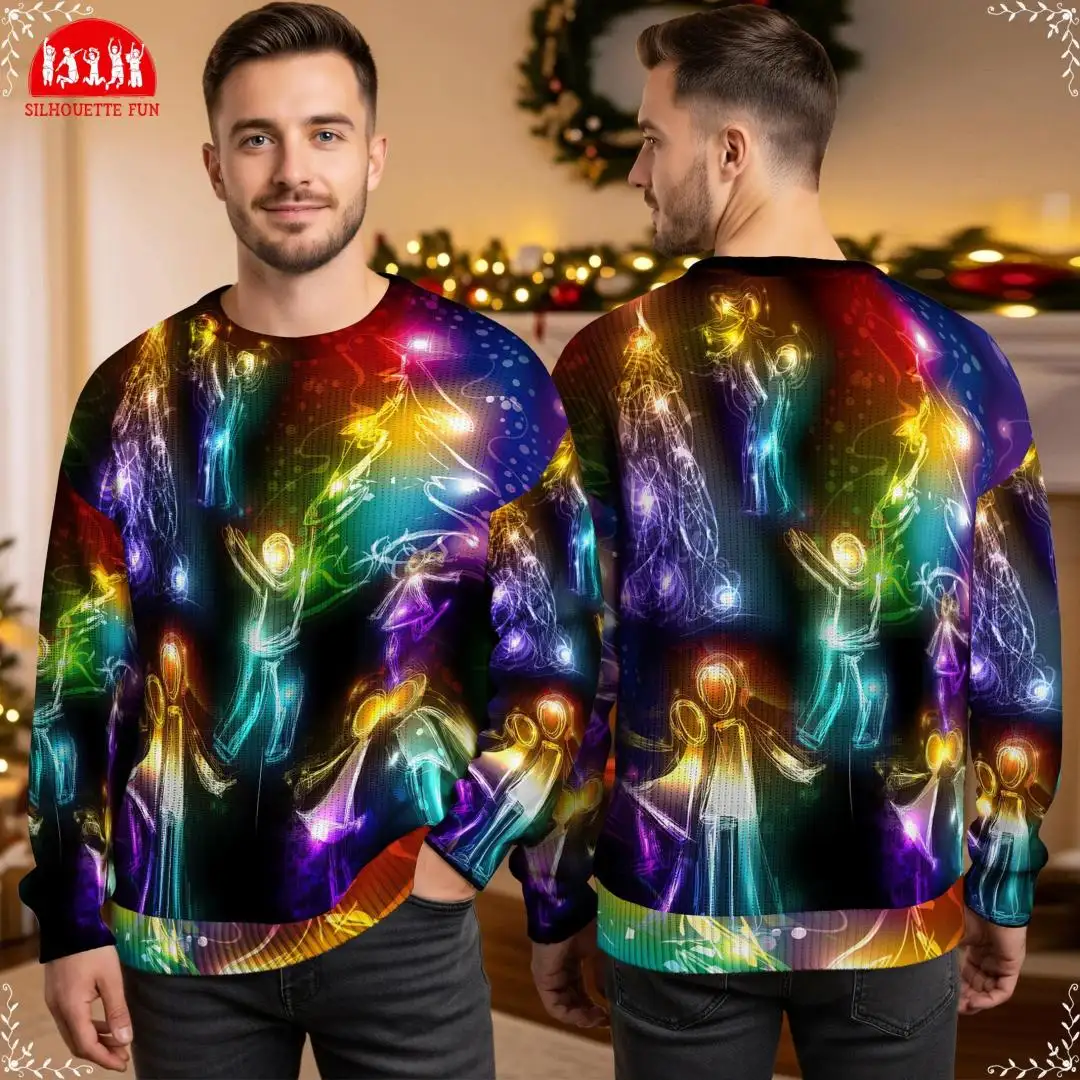 Neon Christmas Shirt for Ugly Sweater Party