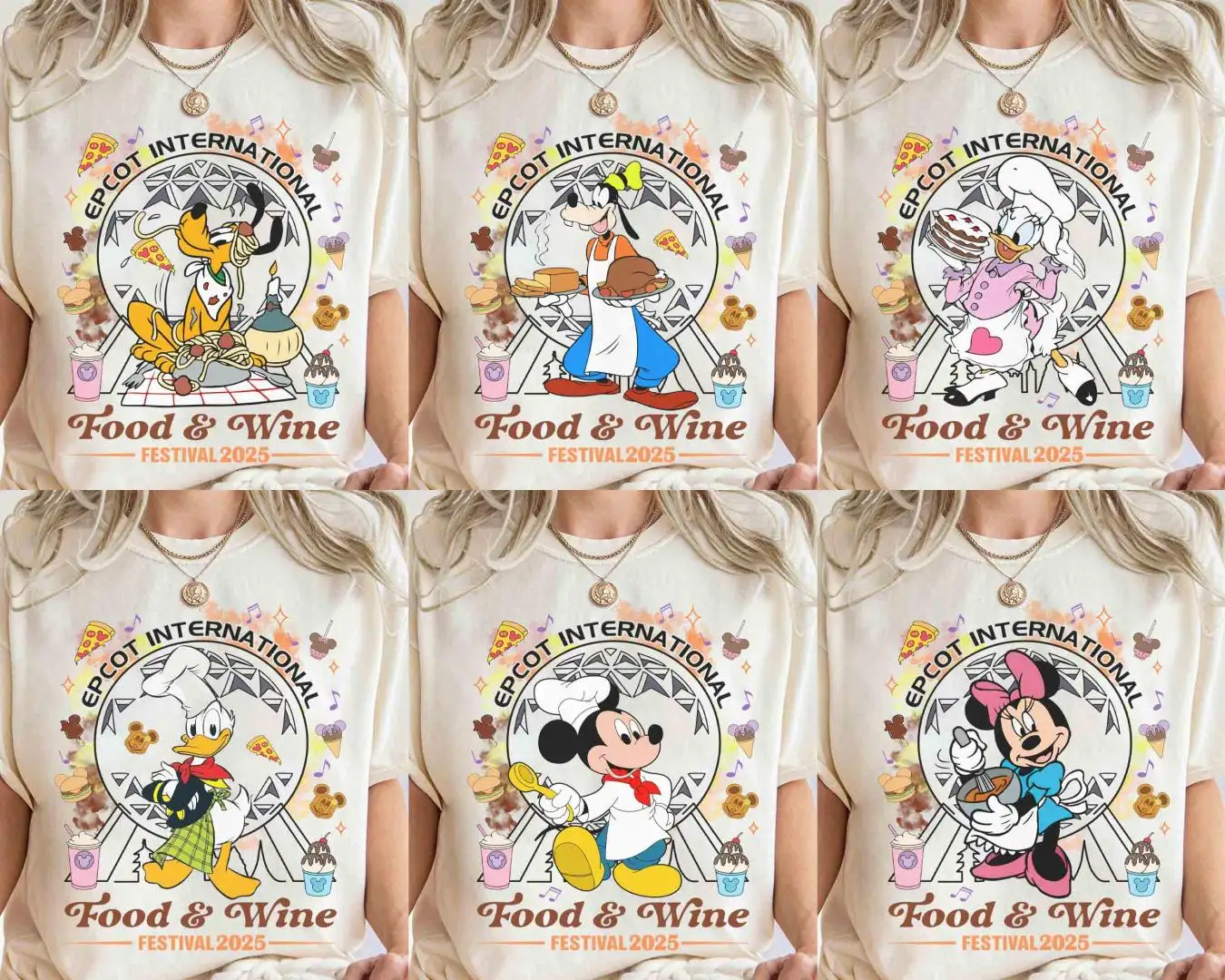 Disney World Epcot Food Festival Matching Family Shirt