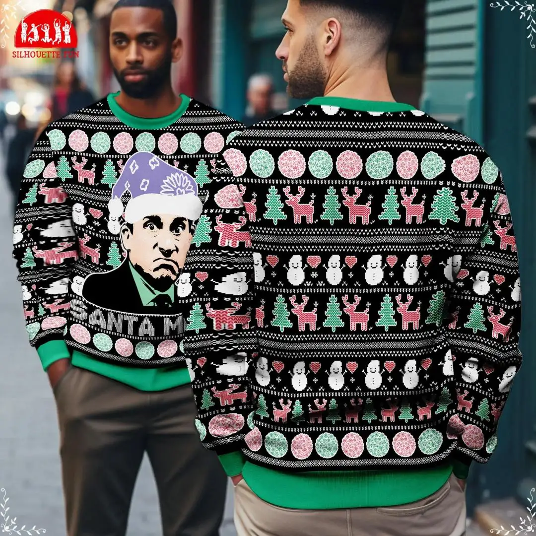 Funny Michael Scott Ugly Christmas Shirt for Office Fans