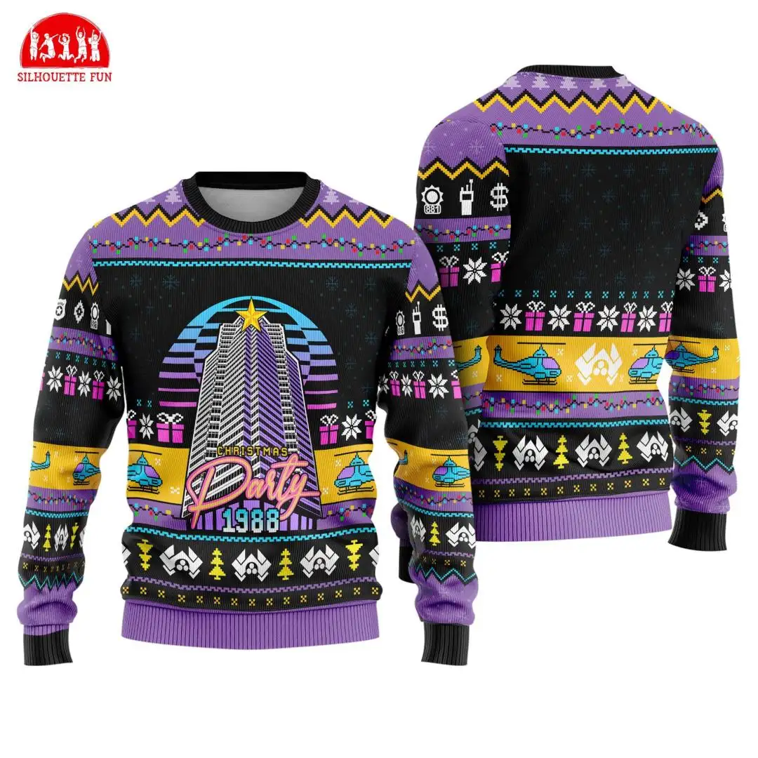 Die Hard Ugly Christmas Movie Shirt