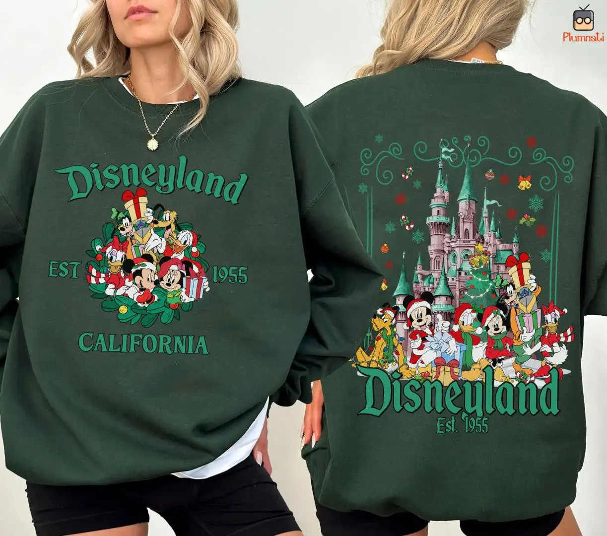 Disneyland Christmas Shirt with Mickey and Friends