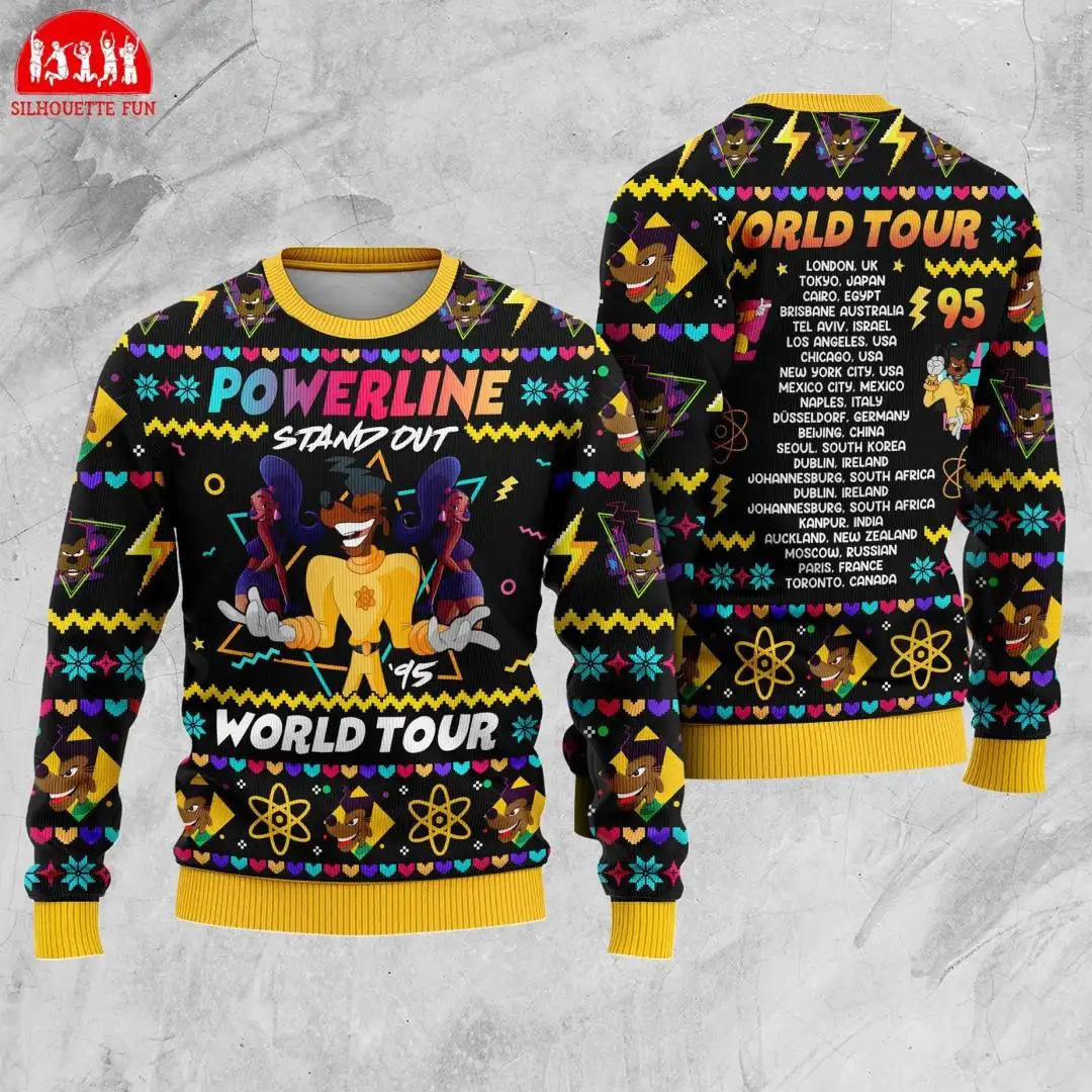 Powerline Christmas Shirt | Mickey's Very Merry Shirt