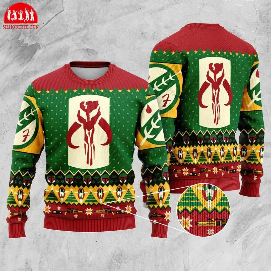 Mandalorian Ugly Christmas Shirt | Star Wars Holiday Party