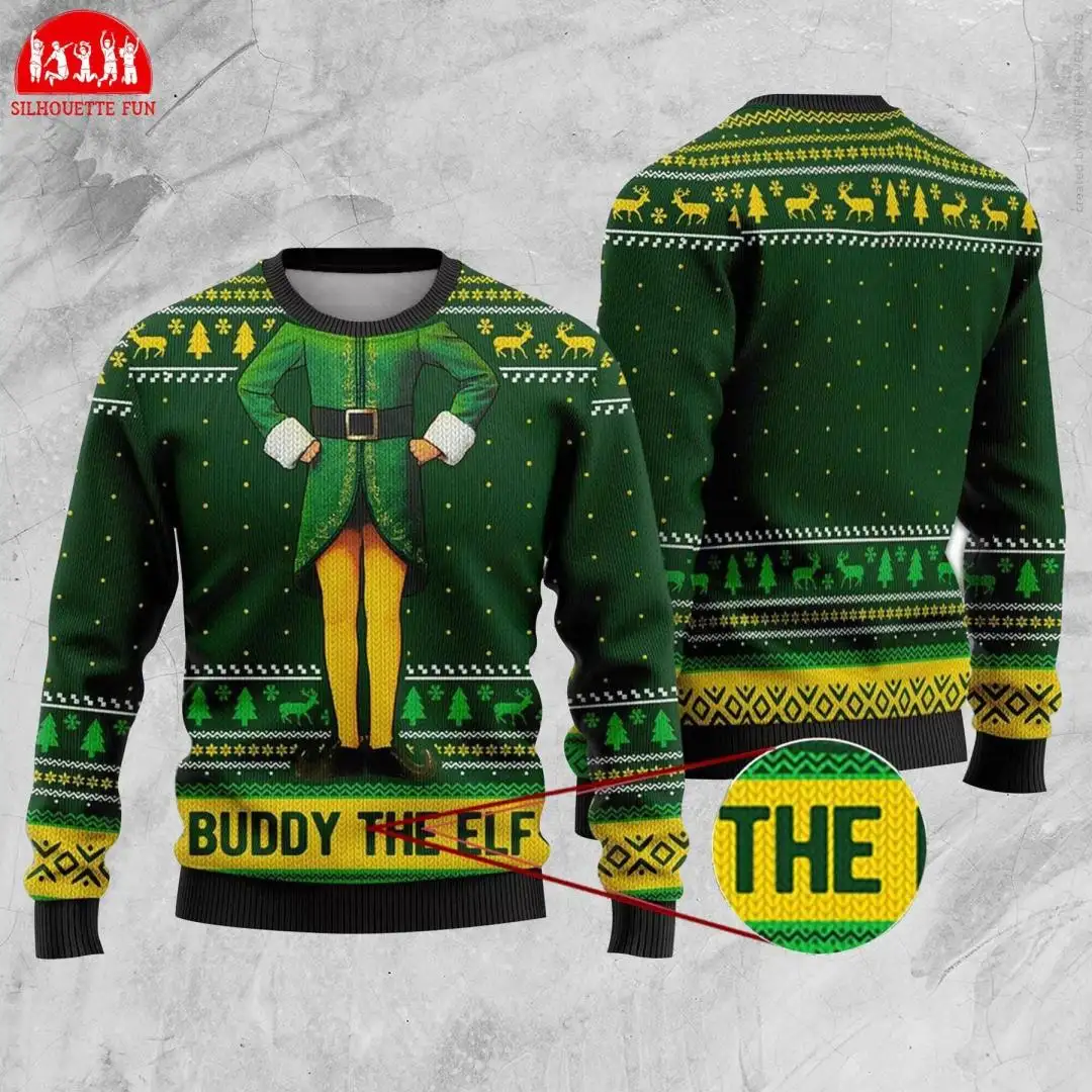Buddy Elf Ugly Christmas Shirt for Movie Fans