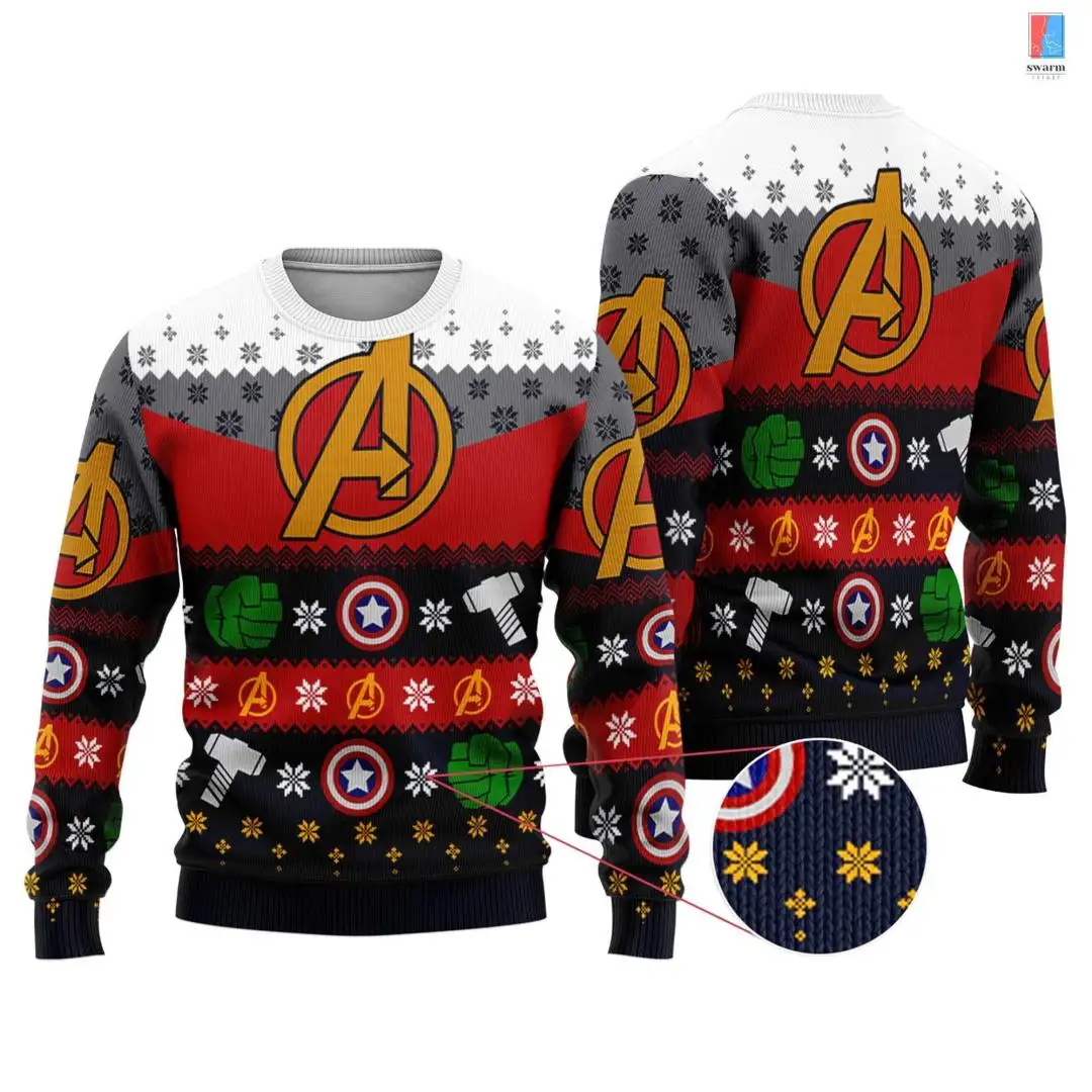 Avengers Ugly Christmas Shirt for Superhero Fans