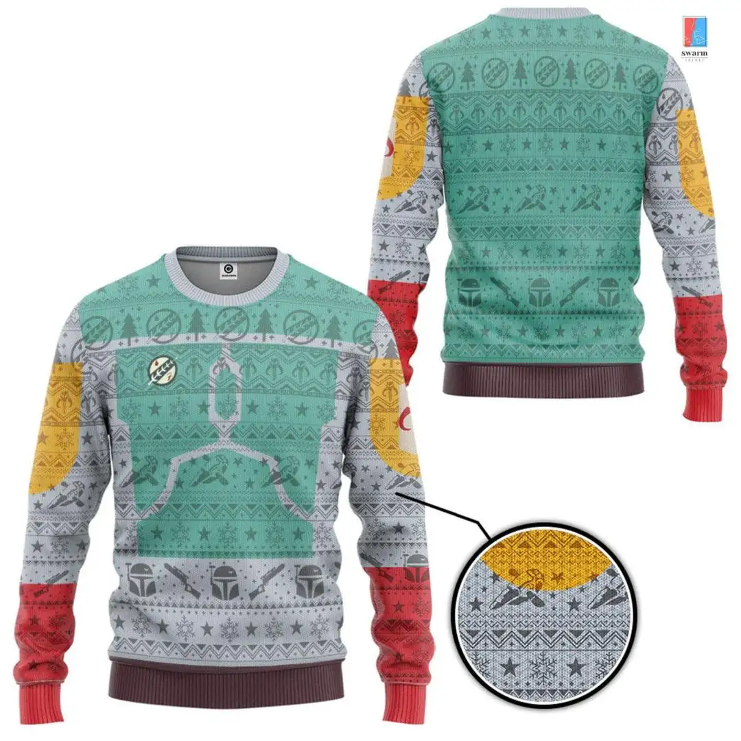 Star Wars Boba Fett Ugly Christmas Shirt