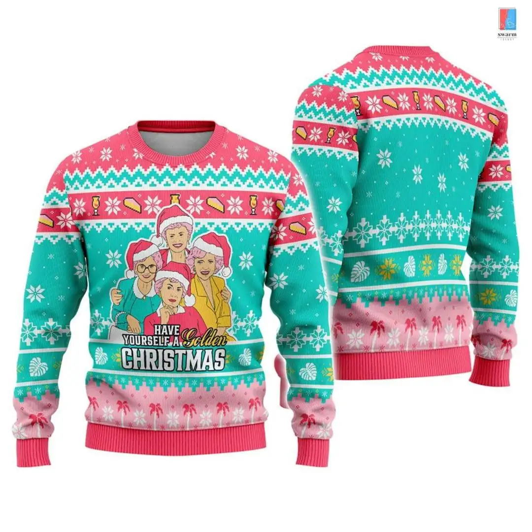 Golden Girls Christmas Shirt | Stay Golden Gift