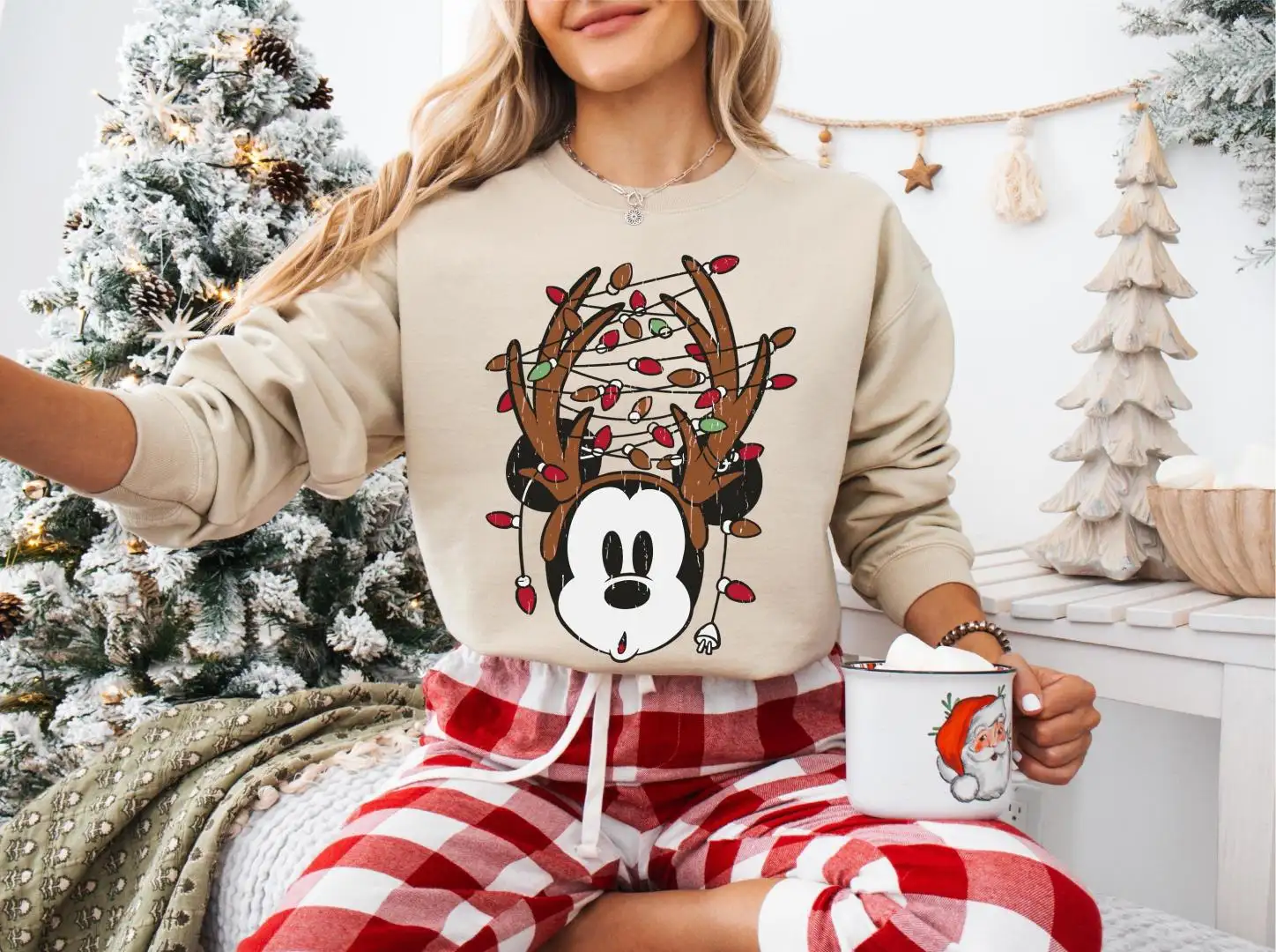 Disney Mickey Christmas Shirt for Couples
