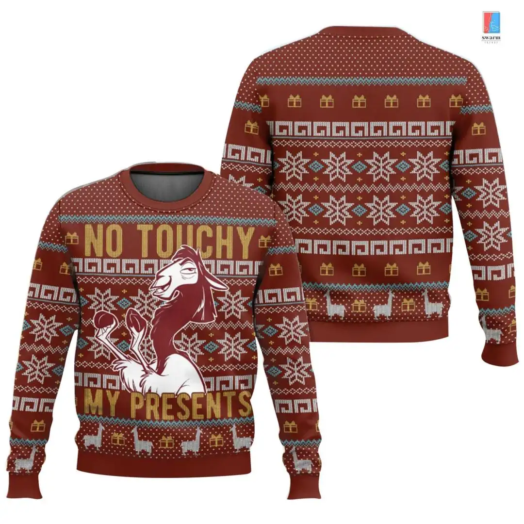 Disney Ugly Christmas Shirt Family No Touchy My Presents