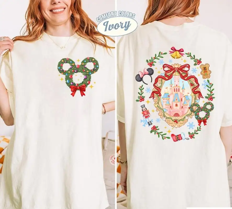 Disneyland Mickey Christmas Party Shirt Family Matching