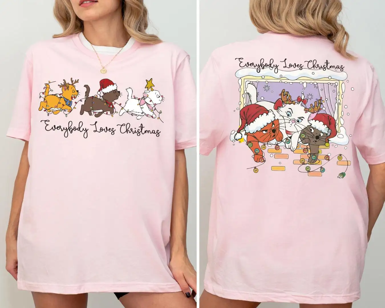 Disney Aristocats Christmas Shirt for Cat Lovers