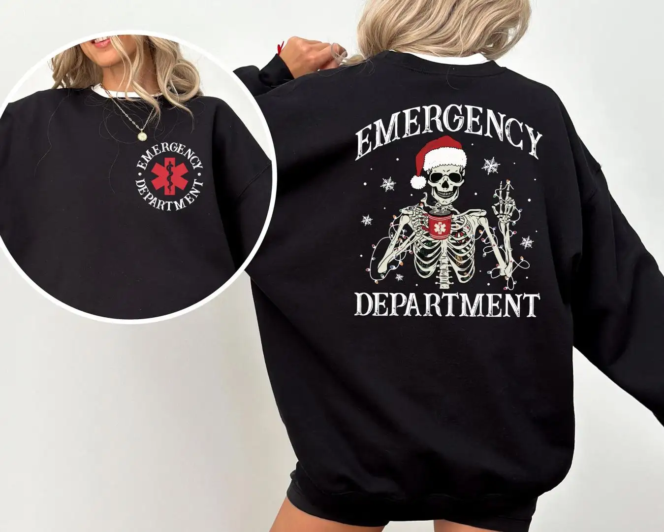 Emergency Department Nurse Christmas Shirt