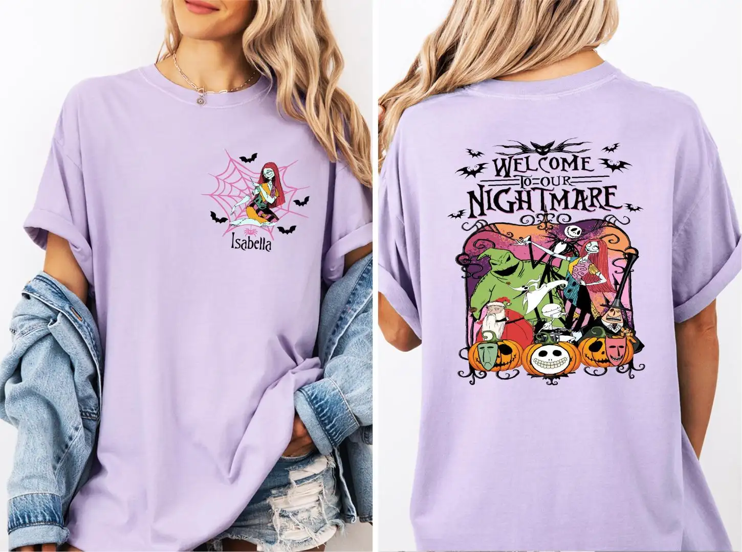Custom Nightmare Before Christmas Shirt