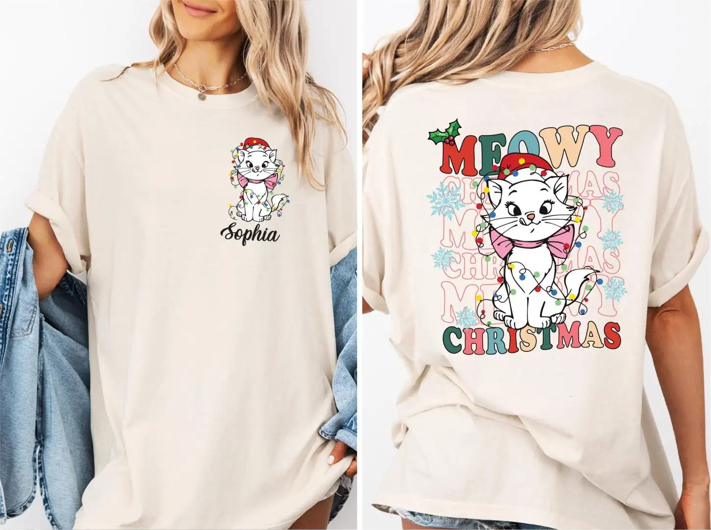 Disney Aristocats Marie Christmas Shirt