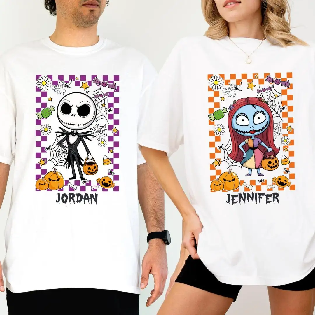 Custom Jack Skellington Spooky Sally Shirt