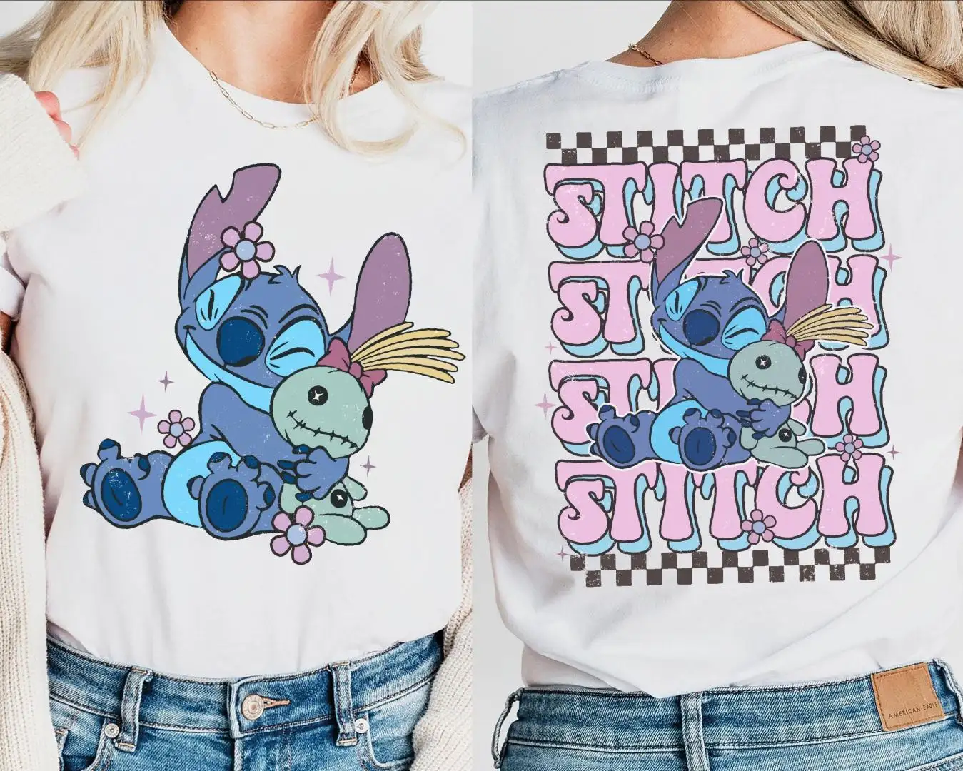 Disney Stitch And Scrump Character Shirt